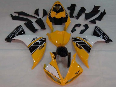 2007-2008 Yamaha YZF 1000 R1 Motorcycle Fairings - Yellow White Black Canada Websites