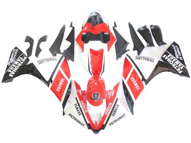 2012-2014 Yamaha YZF 1000 R1 Motorcycle Fairings - White Red Glossy Black Petronas Canada Websites