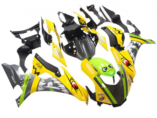 2015-2019 Yamaha YZF 1000 R1 Motorcycle Fairings - Yellow Green Shark Canada Websites