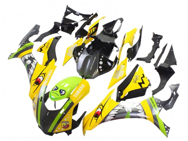 2015-2019 Yamaha YZF 1000 R1 Motorcycle Fairings - Yellow Green Shark Canada Websites