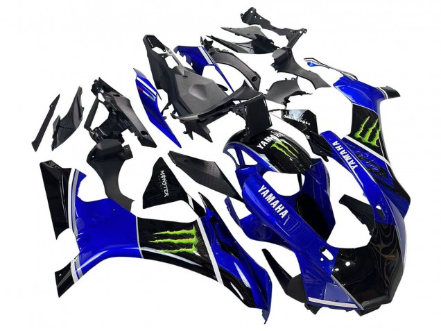 2015-2019 Yamaha YZF 1000 R1 Motorcycle Fairings - Blue Glossy Black Green Monster Canada Websites