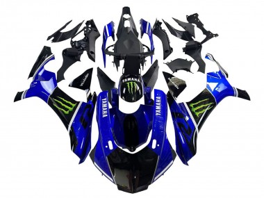 2015-2019 Yamaha YZF 1000 R1 Motorcycle Fairings - Blue Glossy Black Green Monster Canada Websites