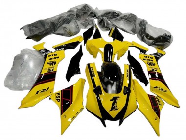 2020-2025 Yamaha YZF 1000 R1 Motorcycle Fairings - Yellow Glossy Black YSP Motul Canada Websites