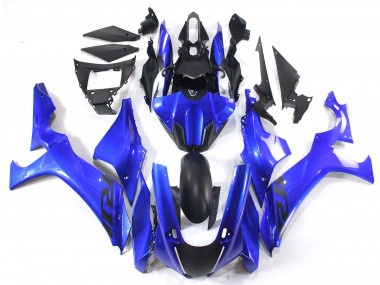 2020-2025 Yamaha YZF 1000 R1 Motorcycle Fairings - Blue Matte Black Canada Websites