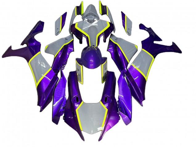 2020-2025 Yamaha YZF 1000 R1 Motorcycle Fairings - Yellow Grey Purple Canada Websites