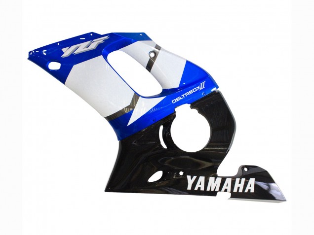 1998-2002 Yamaha YZF 600 R6 Motorcycle Fairings - White Blue Glossy Black Canada Websites