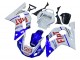 1998-2002 Yamaha YZF 600 R6 Motorcycle Fairings - White Blue Red Fiat 99 Canada Websites