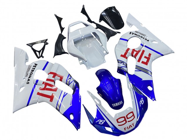 1998-2002 Yamaha YZF 600 R6 Motorcycle Fairings - White Blue Red Fiat 99 Canada Websites
