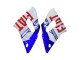1998-2002 Yamaha YZF 600 R6 Motorcycle Fairings - White Blue Red Fiat 99 Canada Websites