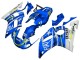 1998-2002 Yamaha YZF 600 R6 Motorcycle Fairings - White Blue Neon Yellow Fiat Motul Michelin Canada Websites