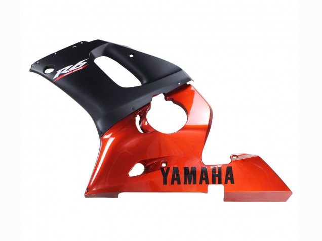 1998-2002 Yamaha YZF 600 R6 Motorcycle Fairings - Orange Matte Black Canada Websites