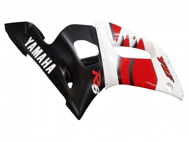 1998-2002 Yamaha YZF 600 R6 Motorcycle Fairings - White Red Glossy Black Canada Websites