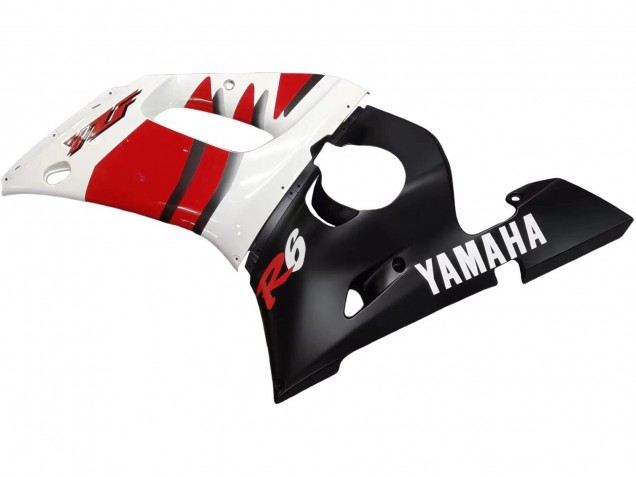 1998-2002 Yamaha YZF 600 R6 Motorcycle Fairings - White Red Glossy Black Canada Websites