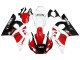 1998-2002 Yamaha YZF 600 R6 Motorcycle Fairings - White Red Glossy Black Canada Websites