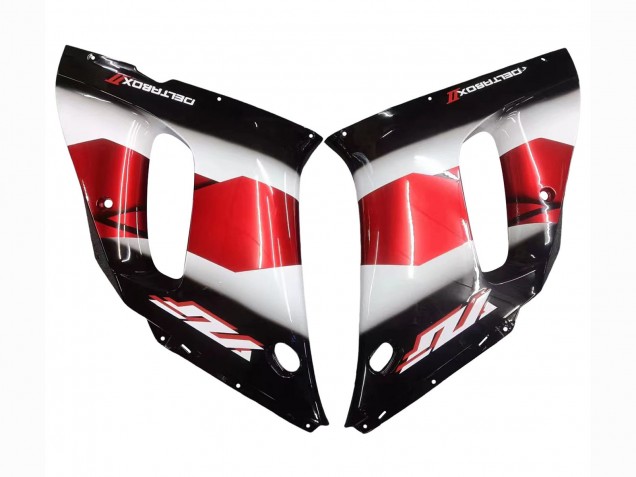 1998-2002 Yamaha YZF 600 R6 Motorcycle Fairings - Red White Glossy Black Canada Websites