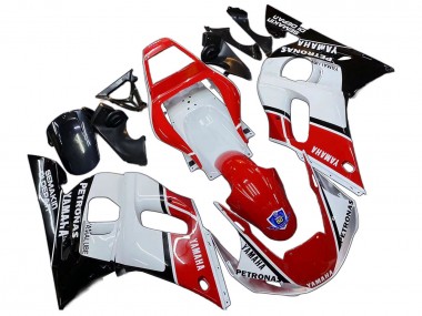 1998-2002 Yamaha YZF 600 R6 Motorcycle Fairings - White Red Black Petronas Yamalube 50th Canada Websites