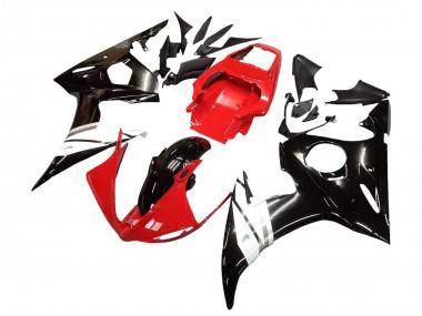 2006-2009 Yamaha YZF R6S Motorcycle Fairings - Red White Glossy Black Canada Websites