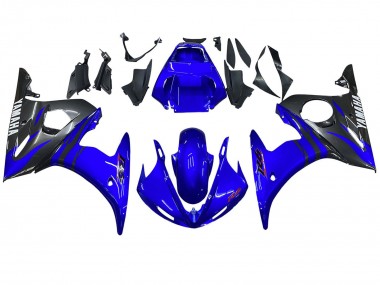 2006-2009 Yamaha YZF R6S Motorcycle Fairings - Blue Black Canada Websites
