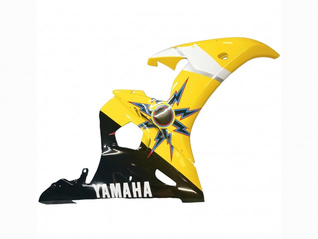 2006-2009 Yamaha YZF R6S Motorcycle Fairings - Yellow Red Glossy Black 46 Canada Websites