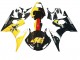 2006-2009 Yamaha YZF R6S Motorcycle Fairings - Yellow Red Glossy Black 46 Canada Websites