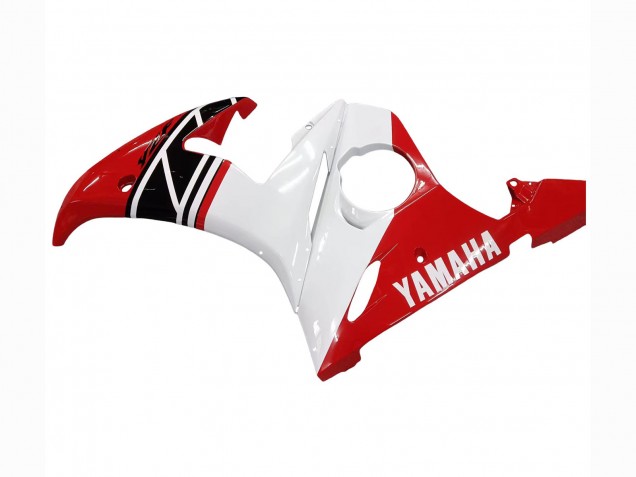 2003-2004 Yamaha YZF R6 Motorcycle Fairing - White Red Glossy Black Canada Websites