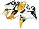 2006-2009 Yamaha YZF R6S Motorcycle Fairings - Yellow White Glossy Black Canada Websites
