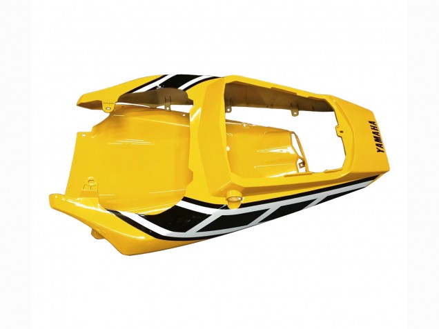 2006-2009 Yamaha YZF R6S Motorcycle Fairings - Yellow White Glossy Black Canada Websites