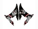 2006-2009 Yamaha YZF R6S Motorcycle Fairings - Glossy Black Red White Lucky Strike Motul Canada Websites