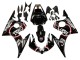 2006-2009 Yamaha YZF R6S Motorcycle Fairings - Glossy Black Red White Lucky Strike Motul Canada Websites
