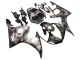 2003-2004 Yamaha YZF R6 Motorcycle Fairings - Grey Matte Black Geometric Canada Websites