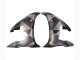 2003-2004 Yamaha YZF R6 Motorcycle Fairings - Grey Matte Black Geometric Canada Websites