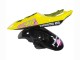 2003-2004 Yamaha YZF R6 Motorcycle Fairings - Yellow Pink Glossy Black Rossi Repsol 46 Canada Websites
