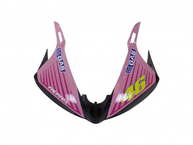 2003-2004 Yamaha YZF R6 Motorcycle Fairings - Yellow Pink Glossy Black Rossi Repsol 46 Canada Websites