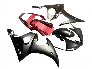 2006-2009 Yamaha YZF R6S Motorcycle Fairing - Red Matte Black Canada Websites
