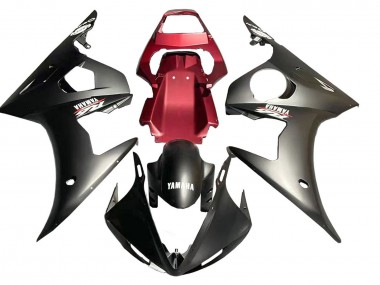 2006-2009 Yamaha YZF R6S Motorcycle Fairing - Red Matte Black Canada Websites