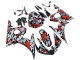 2003-2004 Yamaha YZF R6 Motorcycle Fairings - Black Red Grey Camouflage Canada Websites