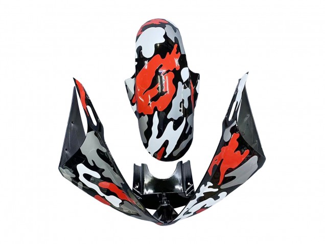 2003-2004 Yamaha YZF R6 Motorcycle Fairings - Black Red Grey Camouflage Canada Websites