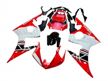 2006-2009 Yamaha YZF R6S Motorcycle Fairings - Red White Black Canada Websites