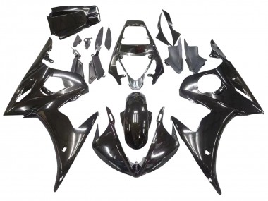 2006-2009 Yamaha YZF R6S Motorcycle Fairings - Glossy Black Canada Websites