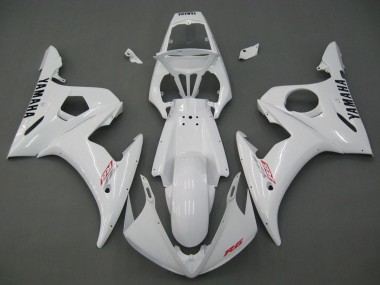 2006-2009 Yamaha YZF R6S Motorcycle Fairings - White Canada Websites