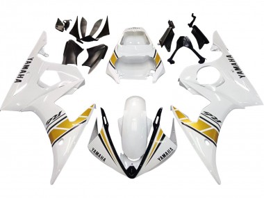 2003-2004 Yamaha YZF R6 Motorcycle Fairings - White Gold Canada Websites