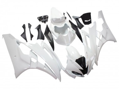 2006-2007 Yamaha YZF 600 R6 Motorcycle Fairings - White Canada Websites