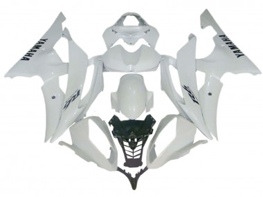 2008-2016 Yamaha YZF 600 R6 Motorcycle Fairings - Glossy White Canada Websites