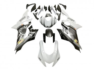 2017-2023 Yamaha YZF 600 R6 Motorcycle Fairings - White Grey Matte Black ENEOS Semakin Didepan Canada Websites