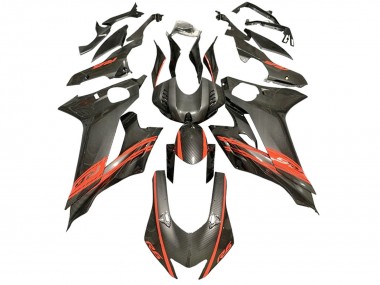 2017-2023 Yamaha YZF 600 R6 Motorcycle Fairings - Red Black Carbon Fiber Style Canada Websites