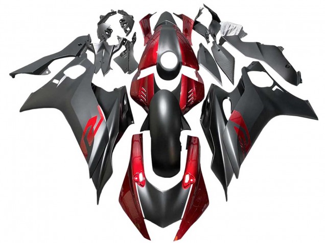 2017-2023 Yamaha YZF 600 R6 Motorcycle Fairings - Red Matte Black Canada Websites