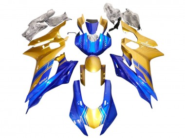 2017-2023 Yamaha YZF 600 R6 Motorcycle Fairings - Gold Blue Canada Websites