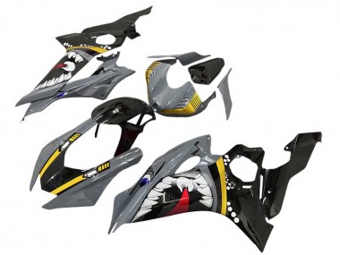 2017-2023 Yamaha YZF 600 R6 Motorcycle Fairings - Grey Yellow Glossy Black Shark Canada Websites