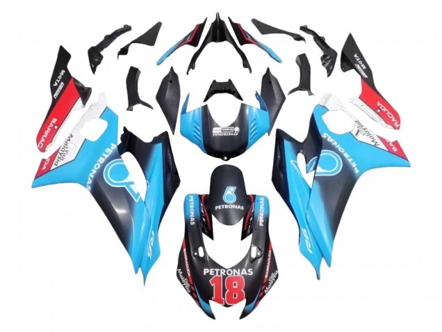 2017-2023 Yamaha YZF 600 R6 Motorcycle Fairings - White Blue Red Black Petronas 18 Canada Websites