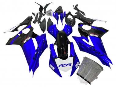 2017-2023 Yamaha YZF 600 R6 Motorcycle Fairings - Blue Black White Canada Websites
